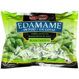 Sojas pupiņas pākstīs Edamame, vārītas, saldētas, 400g