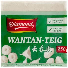 Dough Wantan-Teig, frozen, 9.5x9cm, 250g