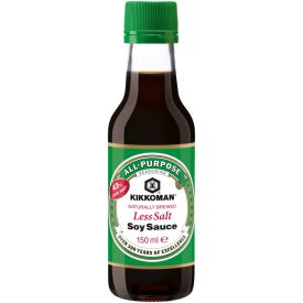 Naturally brewed soy sauce, 43% less salt, 150ml