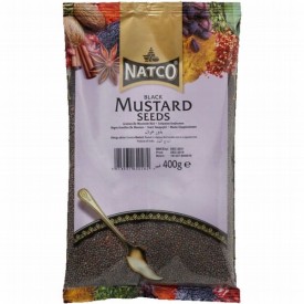 Black mustard seeds, whole, 400g