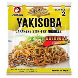 Ātri pagatavojamas nūdeles Stir-fry ar Yakisoba mērci, 2 porcijas, 370g