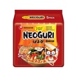 Ātri pagatavojama nūdeļu zupa ar jūras velšu garšu Neoguri Ramyun, asa, ģimenes paka, 120g x 5
