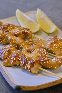 Chicken Yakitori skewers