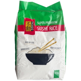 Sushi rice, round grain, premium quality, 20kg