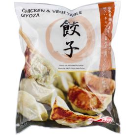 Japāņu pelmeņi gyoza ar vistu un dārzeņiem, saldēti, 600g