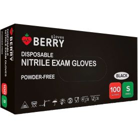 Vienreizlietojami cimdi, nitrila, melni, S izmērs