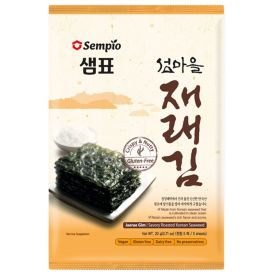 Roasted Seaweed Sheets for Snacks, Jaerae Gim, 5 pcs, 20g