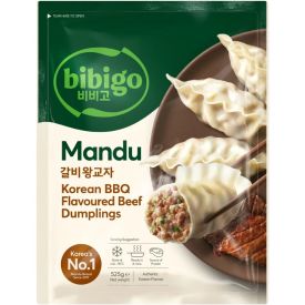 Korejiešu Gyoza mandu pelmeņi ar korejiešu BBQ garšas liellopa gaļu, saldēti, 525g