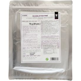 Sojas lapas, rozā, 20gab., 70g